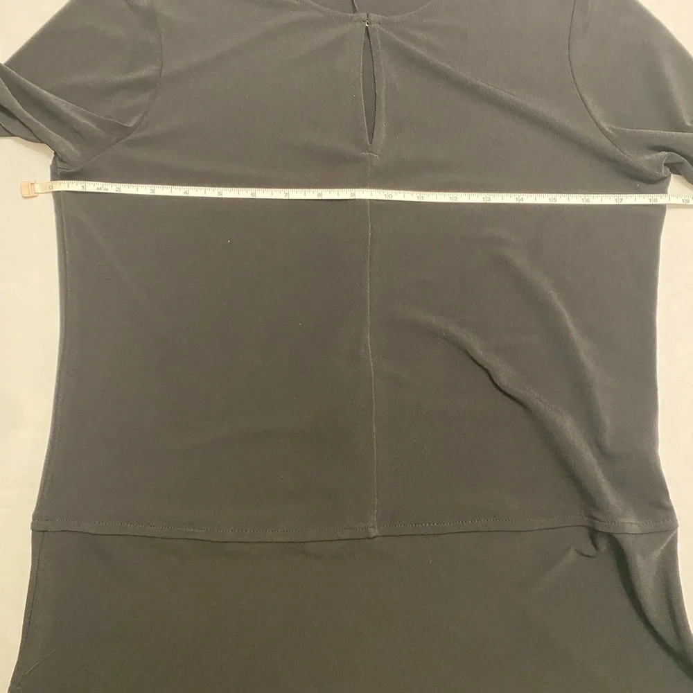 Lauren Ralph Lauren Womens Stretchy Keyhole Neck Tunic Blouse Size Small - Picture 8 of 12